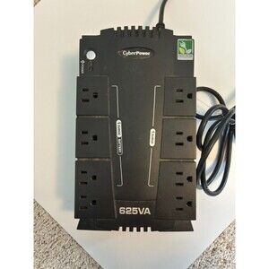 CyberPower 625VA UPS, Battery Backup + Surge Protection